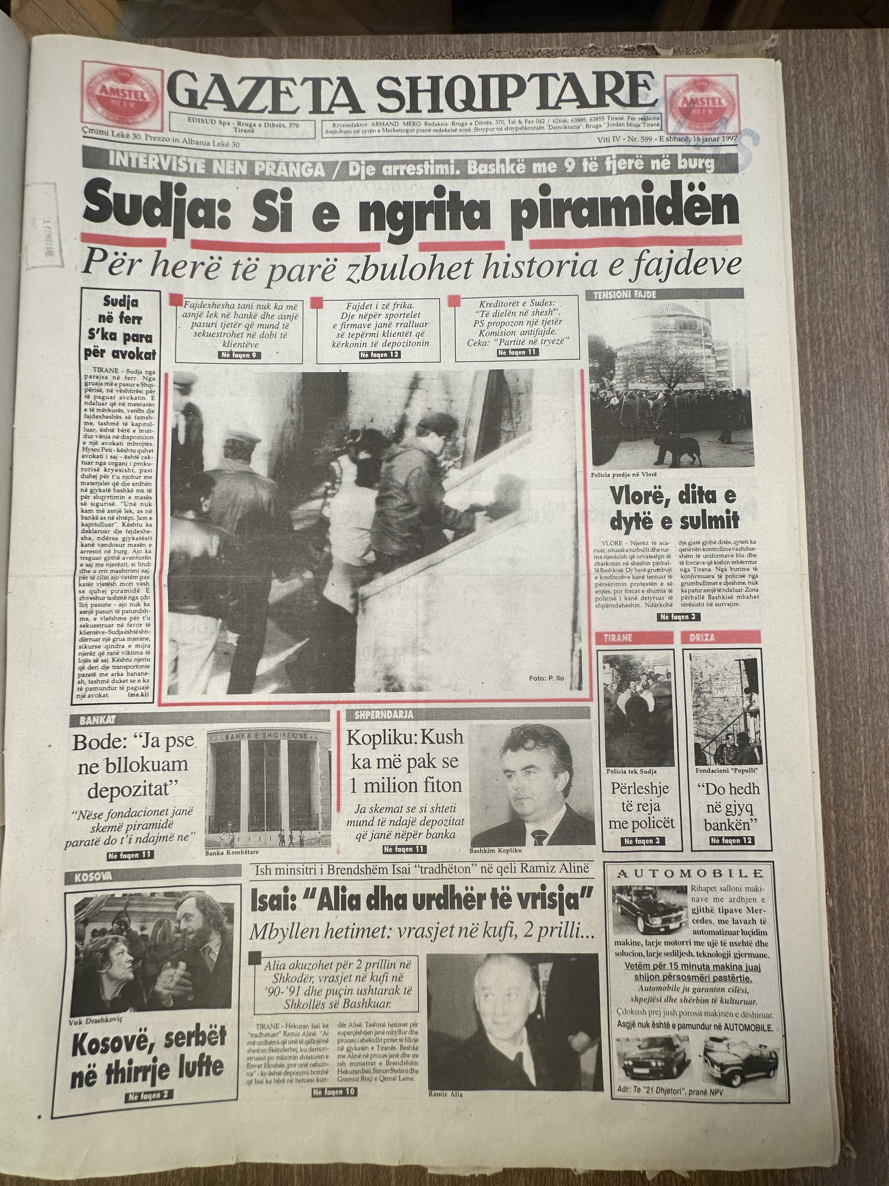 Gazeta Shqiptare 1997-01-18